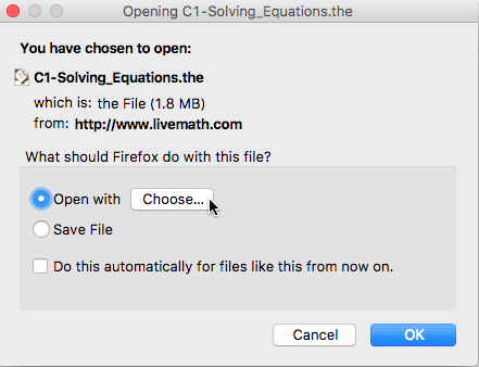 Browser config step 1